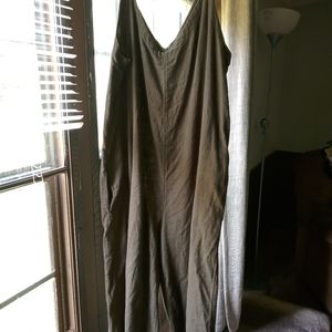 Billabong forest green jumpsuit size 14